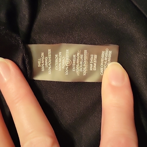 CALVIN KLEIN Sheer Mesh Overlay Geometric Bell Sleeve Castlecore Party Blouse - Picture 7 of 7